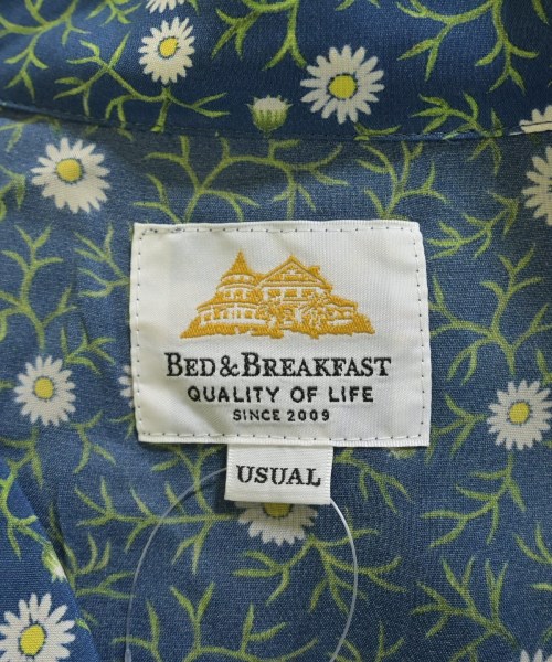 BED&BREAKFAST（ベッドアンドブレックファスト）シャツワンピース 紺 サイズ:USUAL(M位) レディース/2200700493067