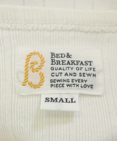 BED&BREAKFAST（ベッドアンドブレックファスト）Tシャツ・カットソー 白 サイズ:S レディース/2200662845041