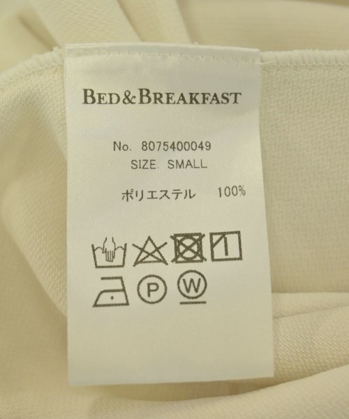 BED&BREAKFAST（ベッドアンドブレックファスト）ワンピース 白 サイズ:S レディース/2200717533091