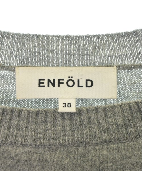 ENFOLD（エンフォルド）ニット・セーター グレー サイズ:38(M位 