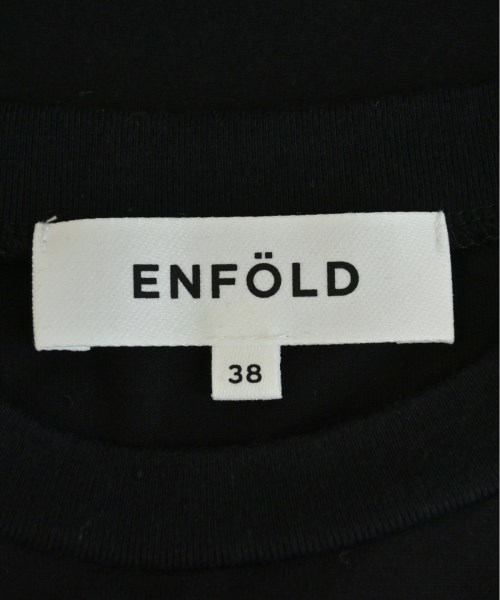 ENFOLD（エンフォルド）Tシャツ・カットソー 黒 サイズ:38(M位 ...