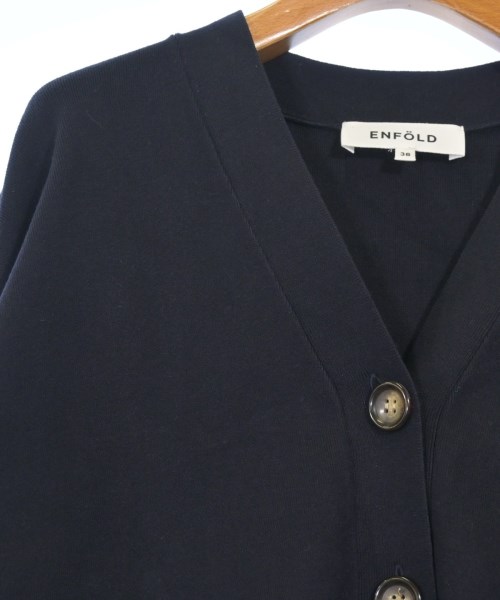 ENFOLD（エンフォルド）カーディガン 紺 サイズ:38(M位) レディース/2200634808128