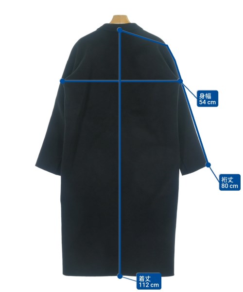 ENFOLD（エンフォルド）チェスターコート 黒 サイズ:36(S位) レディース/2200634855016