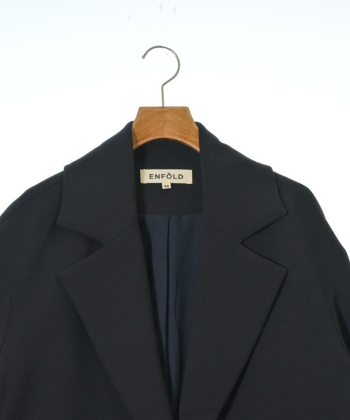 ENFOLD（エンフォルド）チェスターコート 黒 サイズ:36(S位) レディース/2200621834017