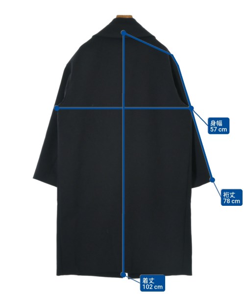 ENFOLD（エンフォルド）チェスターコート 黒 サイズ:36(S位) レディース/2200621834017