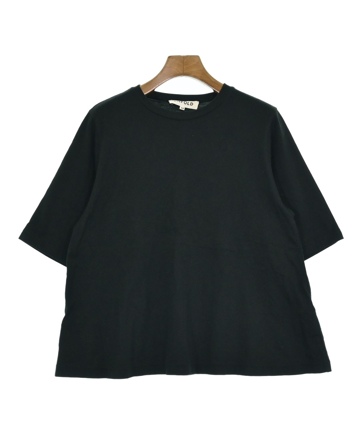 ENFOLD（エンフォルド）Tシャツ・カットソー 黒 サイズ:38(M位