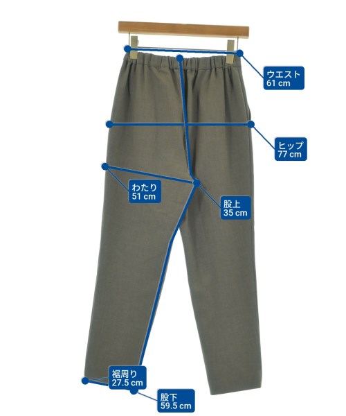 ENFOLD（エンフォルド）スラックス グレー サイズ:36(S位) レディース/2200632348015