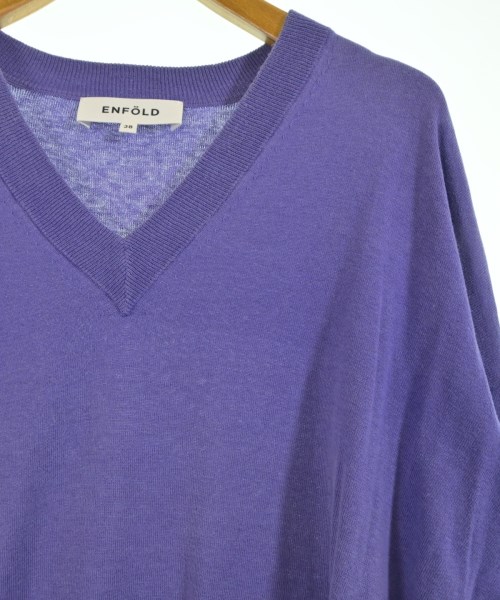 ENFOLD（エンフォルド）ニット・セーター 紫 サイズ:38(M位) レディース/2200633010034