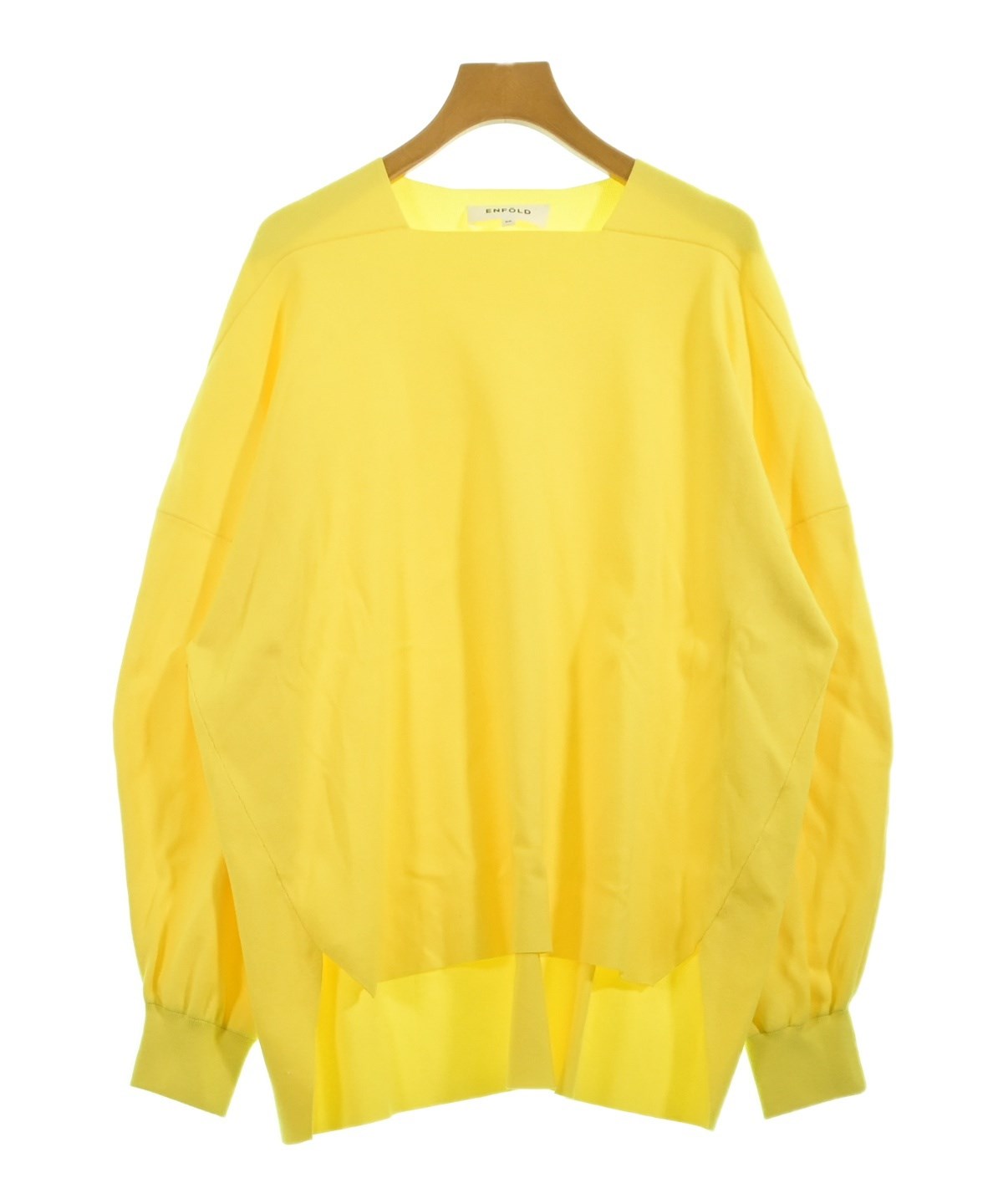 ENFOLD（エンフォルド）ニット・セーター 黄 サイズ:38(M位