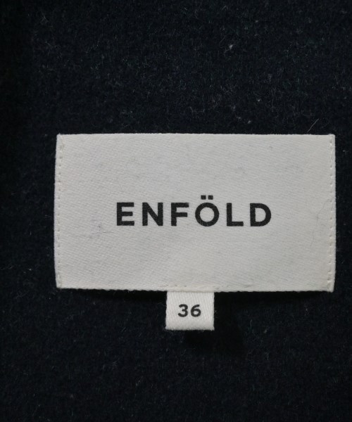 ENFOLD（エンフォルド）チェスターコート 紺 サイズ:36(S位) レディース/2200631848011