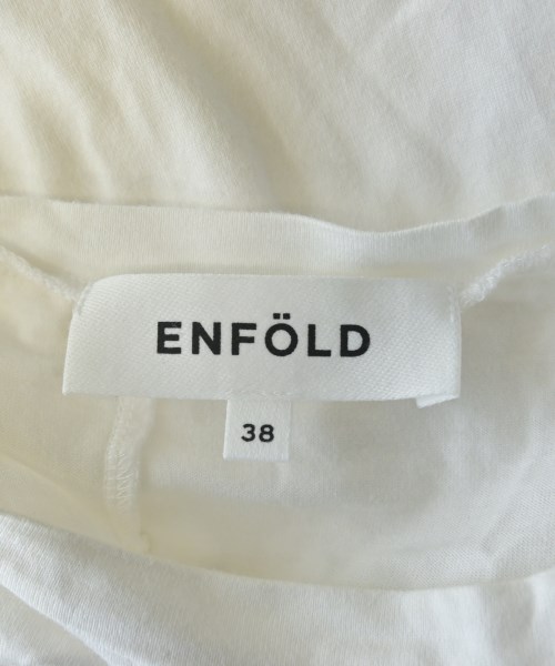 ENFOLD（エンフォルド）Tシャツ・カットソー 白 サイズ:38(M位) レディース/2200624001232