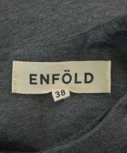 ENFOLD（エンフォルド）Tシャツ・カットソー グレー サイズ:38(M位) レディース/2200623865156