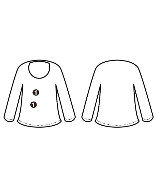 ENFOLD（エンフォルド）ブラウス 紺 サイズ:36(S位) レディース/2200639860077