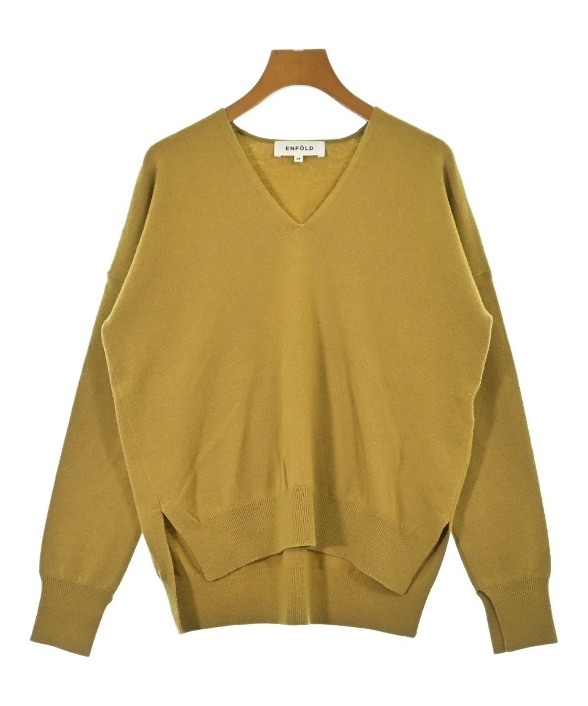 ENFÖLD エンフォルド タートルネック ニット セーター 38 楽天市場】ENFOLD / エンフォルド | 2023AW | CURVE-HEM PULLOVER