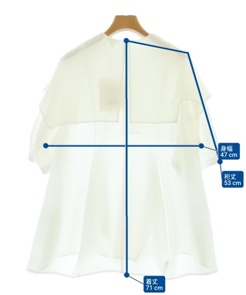 ENFOLD（エンフォルド）ブラウス 白 サイズ:38(M位) レディース/2200627000126