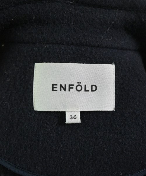 ENFOLD（エンフォルド）チェスターコート 紺 サイズ:36(S位) レディース/2200629210028
