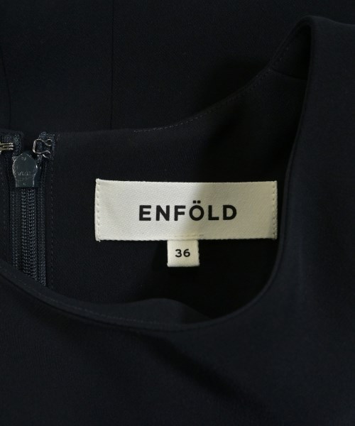 ENFOLD（エンフォルド）ワンピース 紺 サイズ:36(S位) レディース/2200627945014
