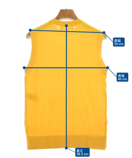 ENFOLD（エンフォルド）ニット・セーター 黄 サイズ:36(S位) レディース/2200627945038