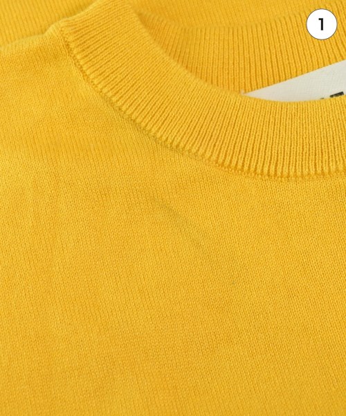 ENFOLD（エンフォルド）ニット・セーター 黄 サイズ:36(S位) レディース/2200627945038