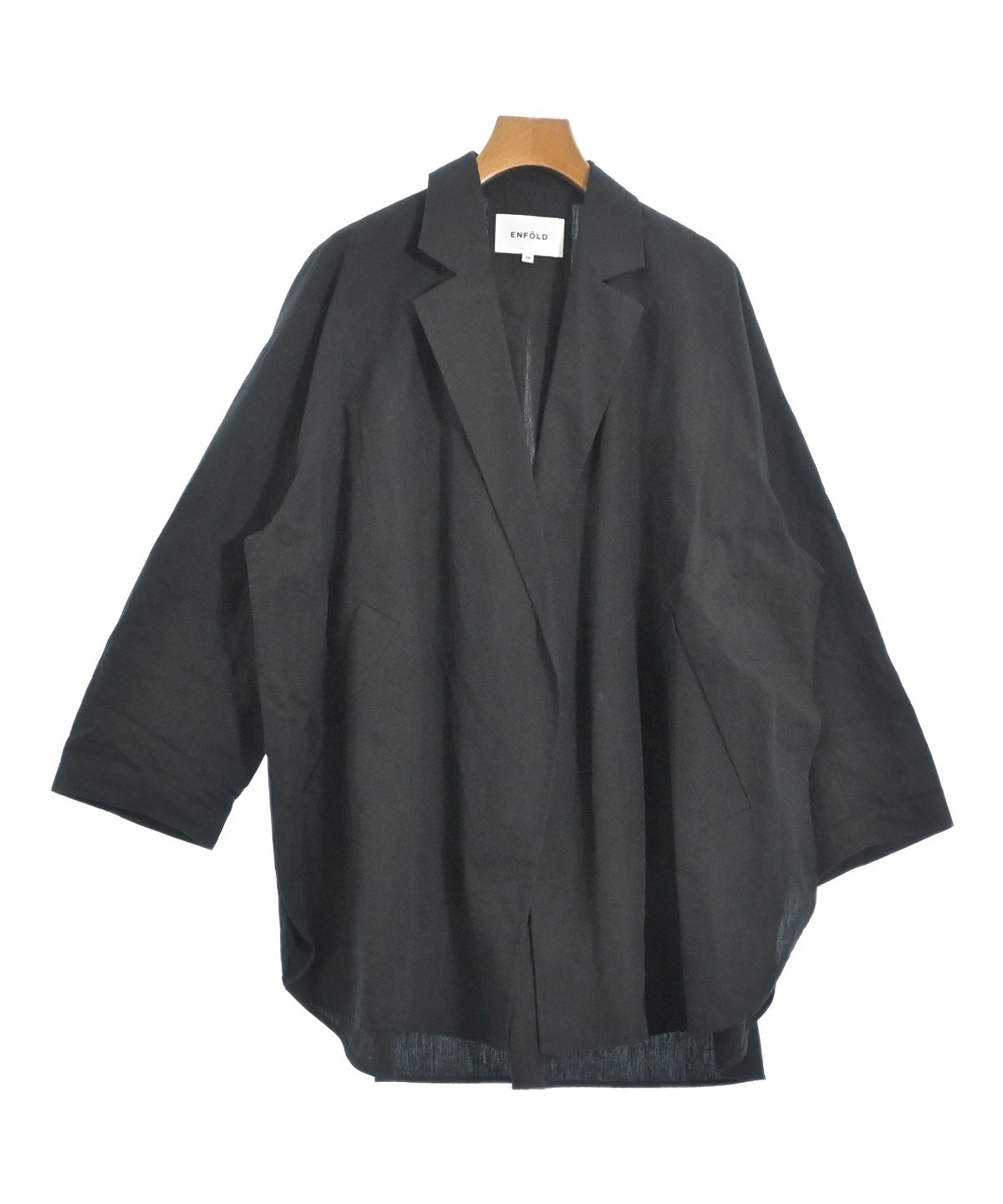 ENFOLD（エンフォルド）ジャケット 黒 サイズ:36(S位) レディース