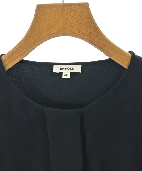 ENFOLD（エンフォルド）ブラウス 紺 サイズ:38(M位) レディース/2200636067165