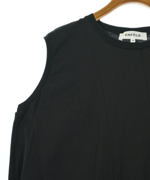 ENFOLD（エンフォルド）ノースリーブ 黒 サイズ:38(M位) レディース
