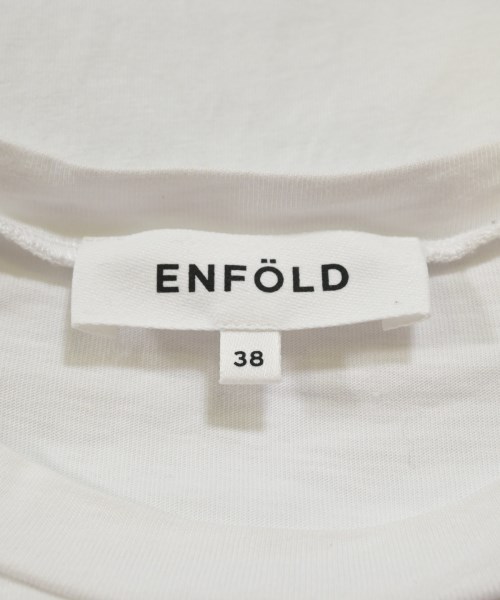 ENFOLD（エンフォルド）Tシャツ・カットソー 白 サイズ:38(M位) レディース/2200628537102