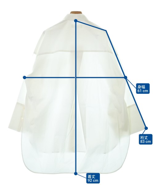 ENFOLD（エンフォルド）カジュアルシャツ 白 サイズ:38(M位) レディース/2200625893034