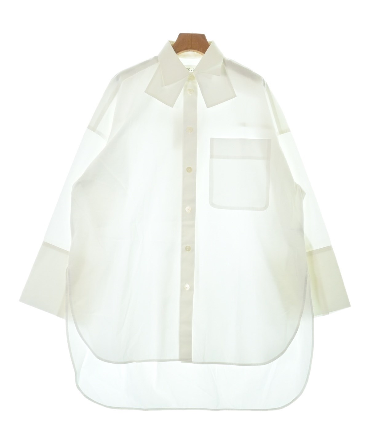 ENFOLD（エンフォルド）カジュアルシャツ 白 サイズ:38(M位