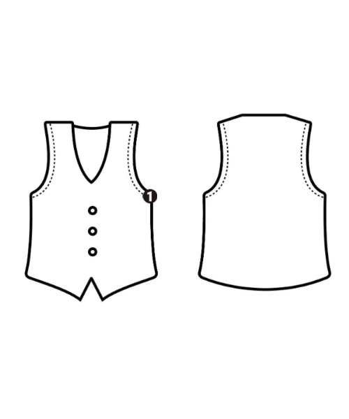 ENFOLD（エンフォルド）ベスト 黒 サイズ:38(M位) レディース/2200642496041