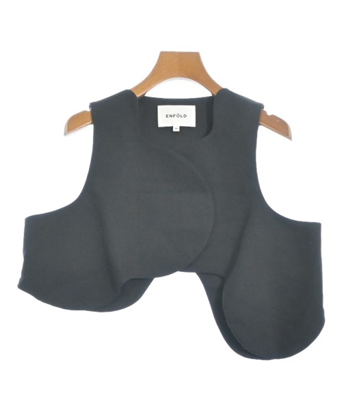 ENFOLD(エンフォルド)ベスト 黒 サイズ:38(M位)/2200642496041