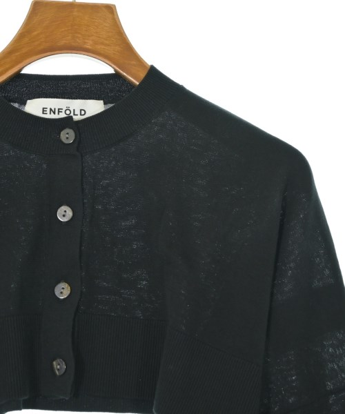 ENFOLD（エンフォルド）カーディガン 黒 サイズ:38(M位) レディース/2200642496089