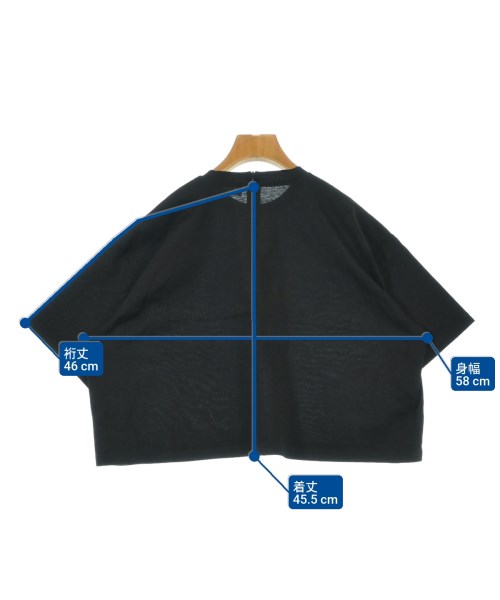 ENFOLD（エンフォルド）Tシャツ・カットソー 黒 サイズ:38(M位) レディース/2200643142039