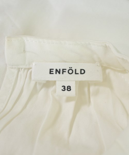 ENFOLD（エンフォルド）カジュアルシャツ 白 サイズ:38(M位) レディース/2200631747086