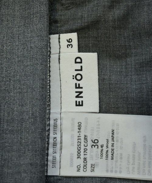 ENFOLD（エンフォルド）その他 グレー サイズ:36(S位) レディース/2200642639226