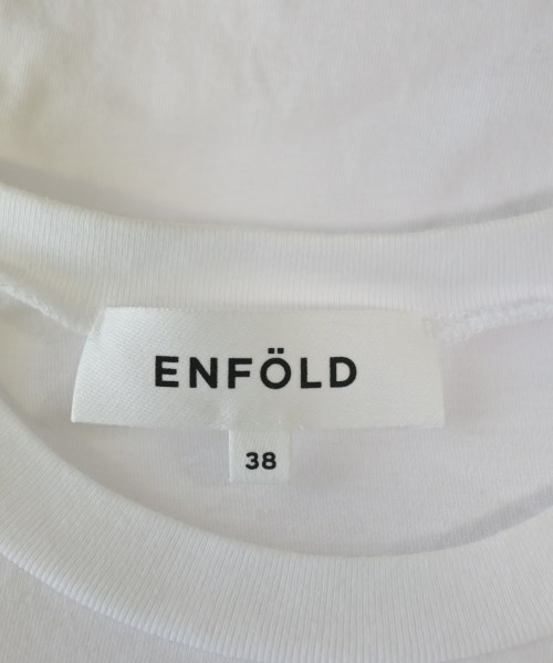 ENFOLD（エンフォルド）Tシャツ・カットソー 白 サイズ:38(M位) レディース/2200644324038