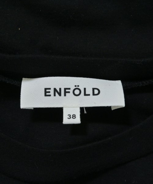 ENFOLD（エンフォルド）Tシャツ・カットソー 黒 サイズ:38(M位) レディース/2200644324069