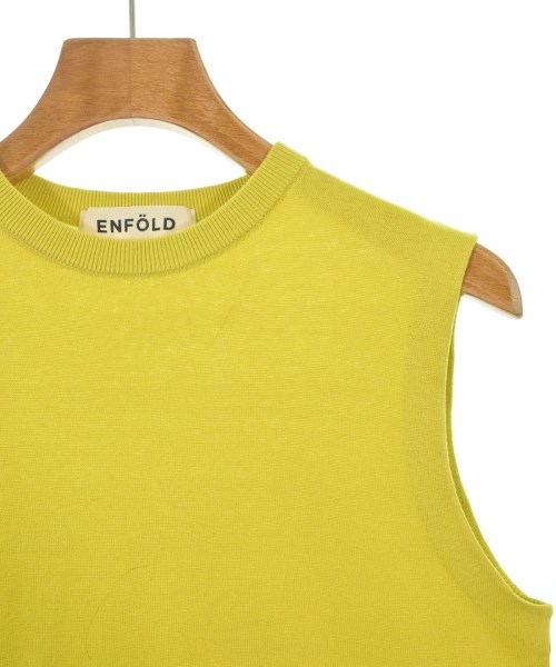 ENFOLD（エンフォルド）ベスト/ノースリーブ 黄 サイズ:38(M位) レディース/2200644338141