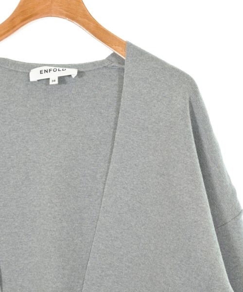 ENFOLD（エンフォルド）カーディガン グレー サイズ:38(M位) レディース/2200643435063