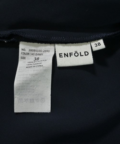 ENFOLD（エンフォルド）ブラウス 黒 サイズ:38(M位) レディース/2200643435070