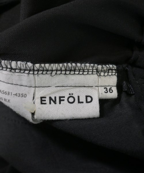 ENFOLD（エンフォルド）スラックス 黒 サイズ:36(S位) レディース/2200643435278