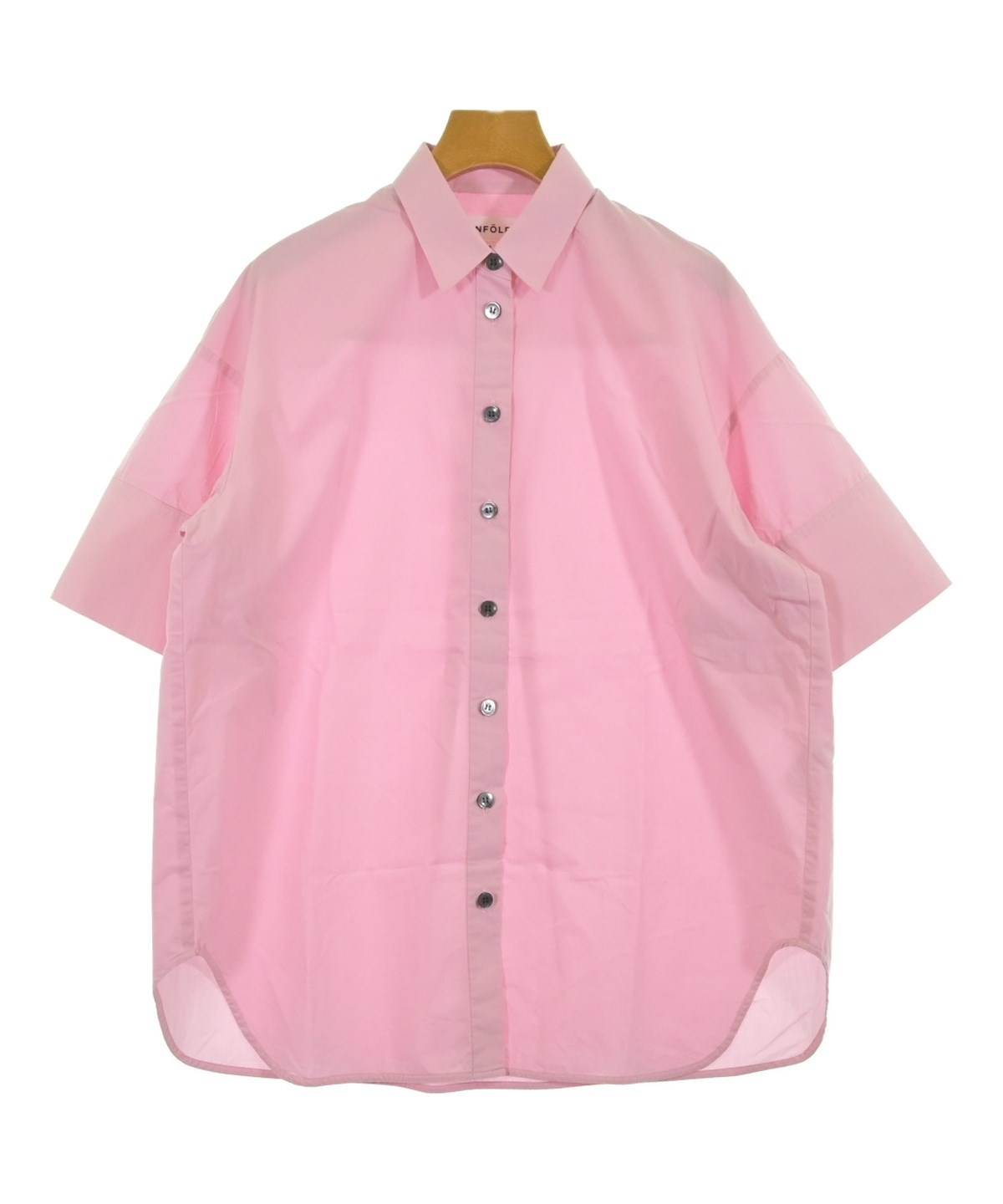 エンフォルド LOOSE BOX Tシャツ 38 ピンク コットン エンフォルド☆LOOSE BOX 半袖Tシャツ 38 ピンク コットン