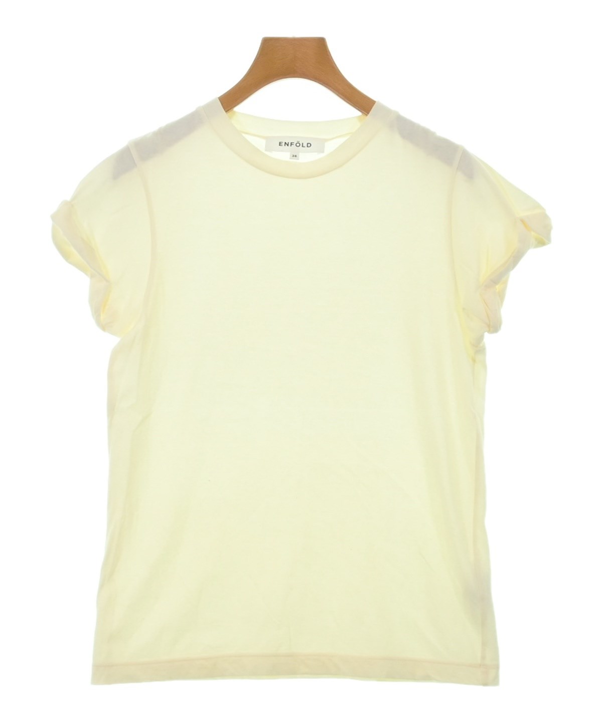 ENFOLD（エンフォルド）Tシャツ・カットソー 黄 サイズ:36(S位