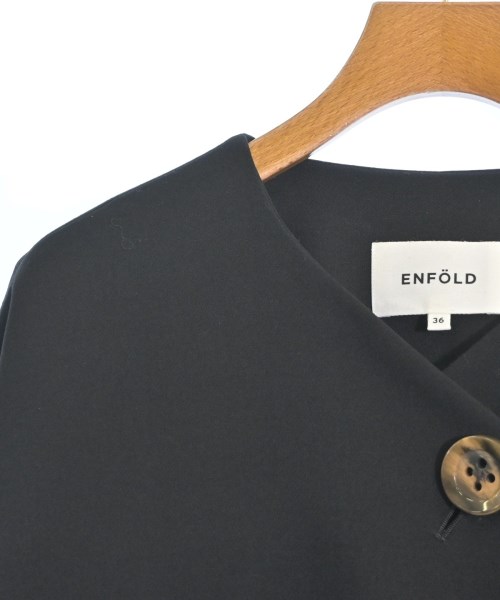 ENFOLD（エンフォルド）カジュアルジャケット 黒 サイズ:36(S位) レディース/2200621588019