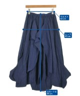 ENFOLD（エンフォルド）ロング・マキシ丈スカート 紺 サイズ:38(M位) レディース/2200621688030