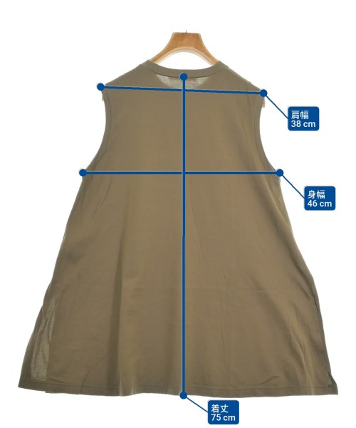 ENFOLD（エンフォルド）ノースリーブ 茶 サイズ:38(M位) レディース/2200605972087