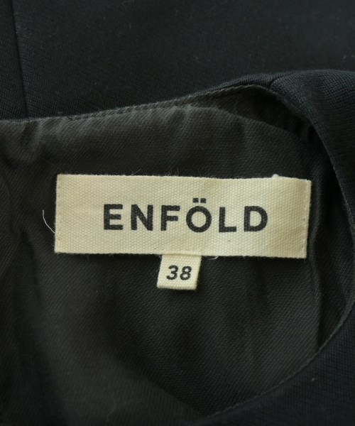 ENFOLD（エンフォルド）ワンピース 黒 サイズ:38(M位) レディース/2200622590059