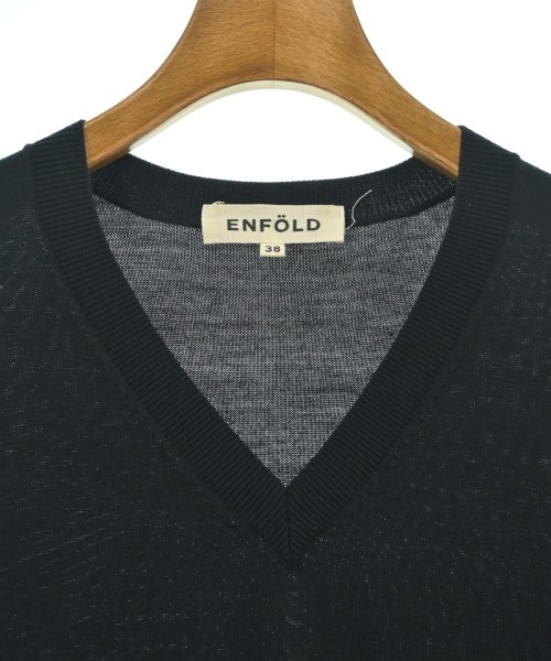 ENFOLD（エンフォルド）ニット・セーター 紺 サイズ:38(M位) レディース/2200622797014