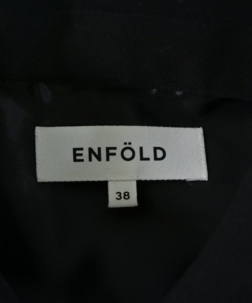 ENFOLD（エンフォルド）ベスト 黒 サイズ:38(M位) レディース/2200623002018