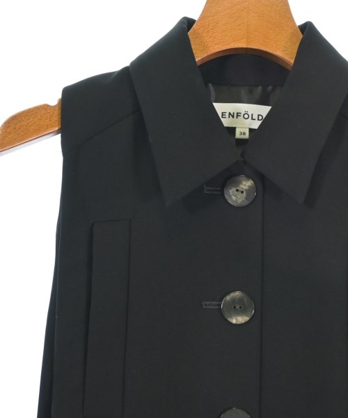 ENFOLD（エンフォルド）ベスト 黒 サイズ:38(M位) レディース/2200623002018